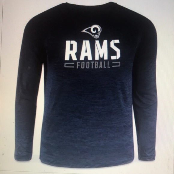 Rams Football Long Sleeve Shirt Sz XL - Picture 1 of 7